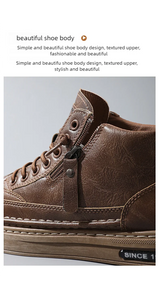 Men's USA-Made Warm Leather Work & Leisure Boots