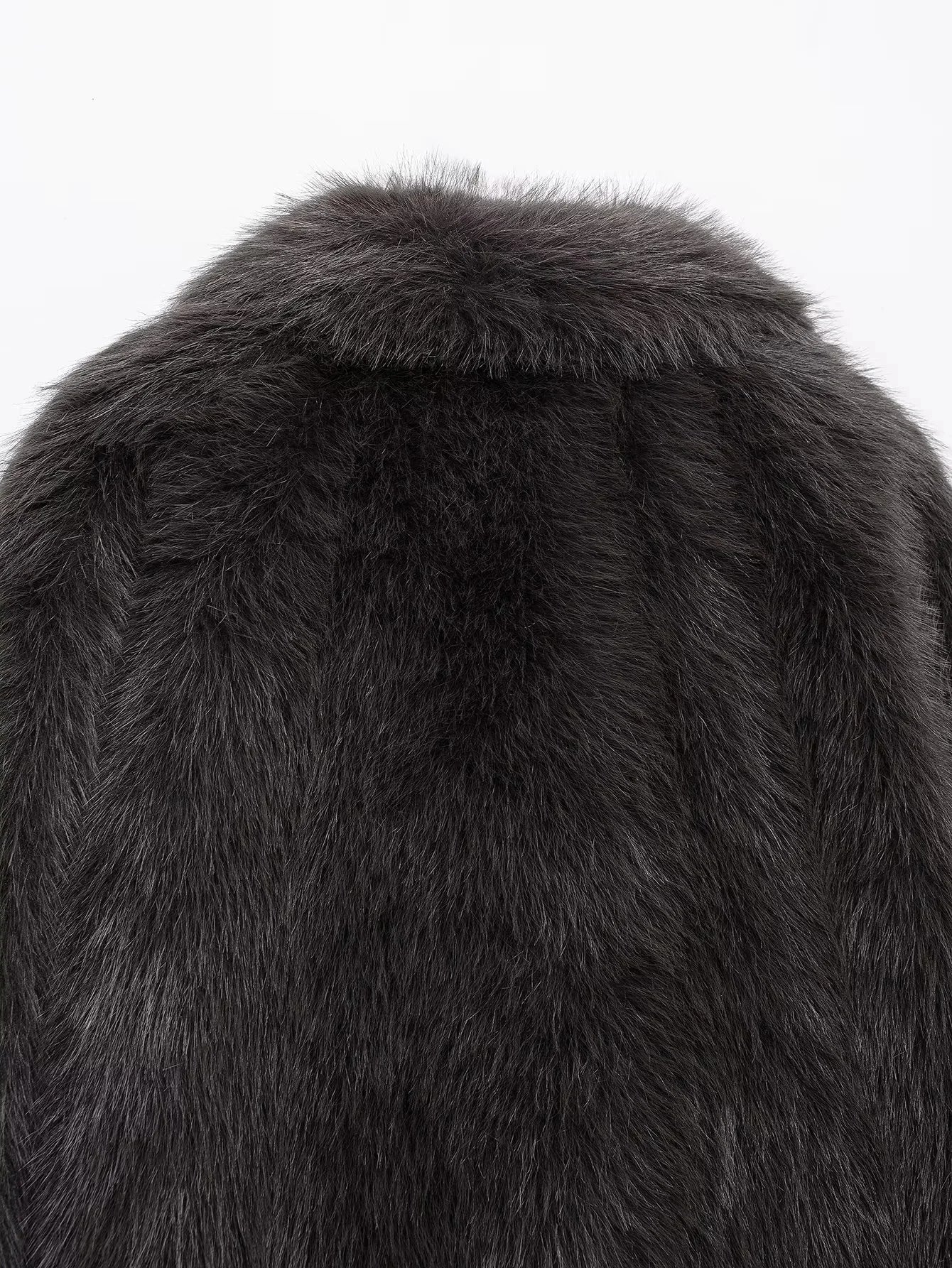 Elegant Faux Fur Oversized Coat