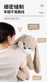 Large Size Angry Rabbit Plush Toy Cute Animal Plushie Doll Kawaii Stuffed Soft Toys Model Room Decor Birthday Gifts