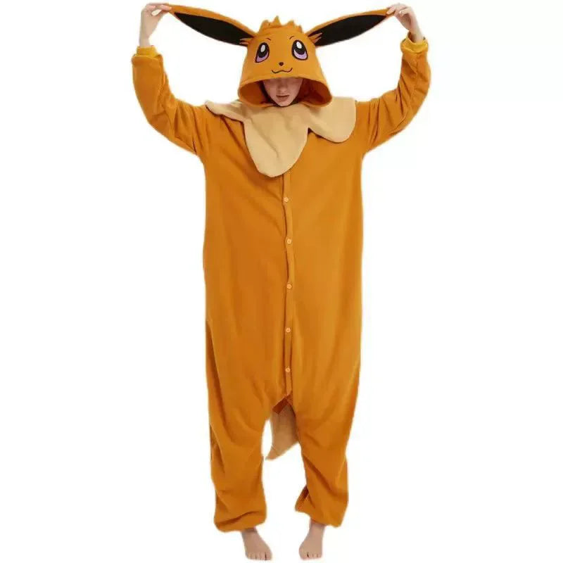 Pokemon Cosplay Costume Men Women Kigurumis Anime Onesie Hallween Carnival Party Outfit Gengar Pikachu Funny Jumpsuit