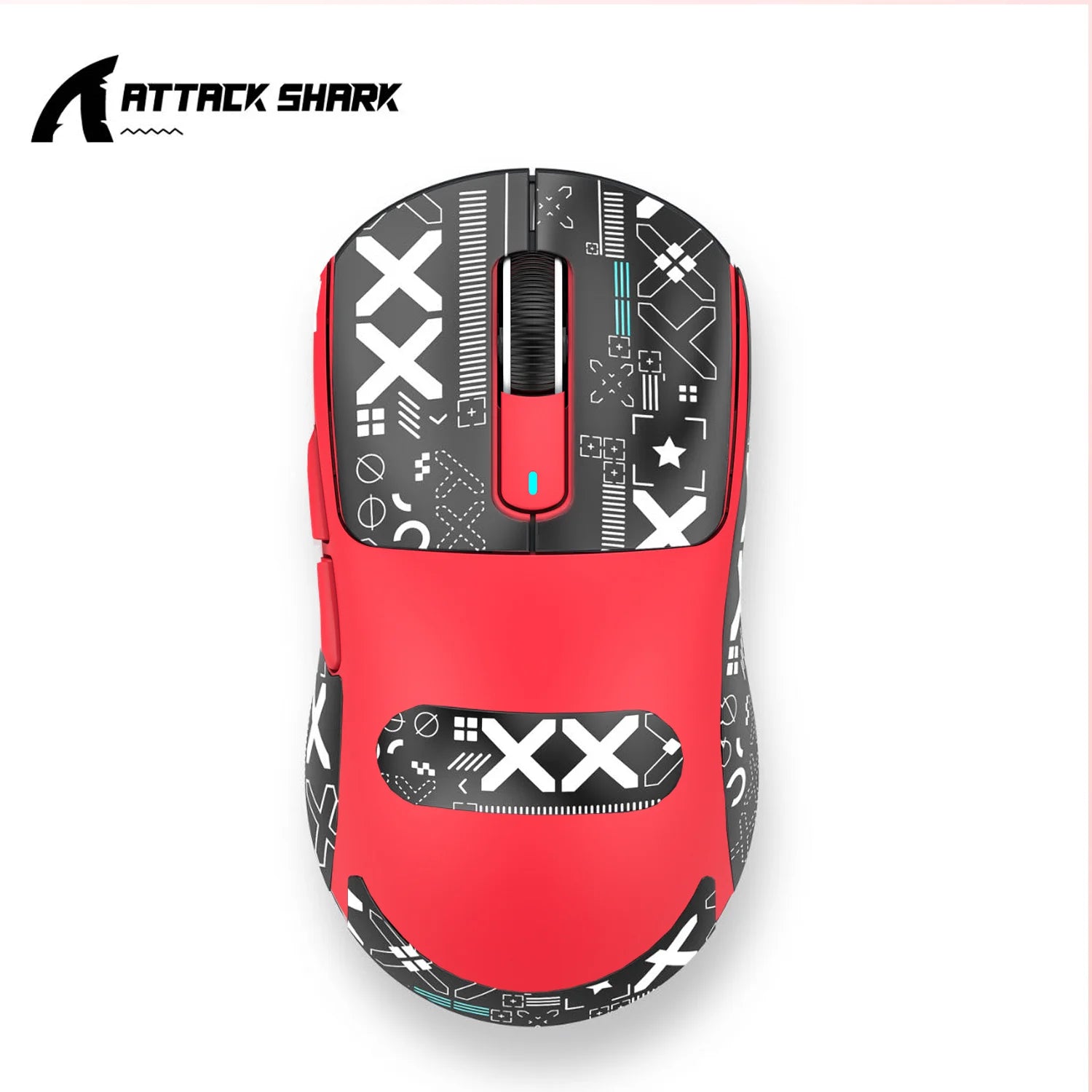 Attack Shark X3 PixArt PAW3395 Bluetooth Mouse,26000dpi,Wireless Tri-Mode Connection,Lightweight Macro Gaming Mouse