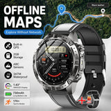 GUHUAVMI TANK Y102 – Military GPS Smart Watch for Men