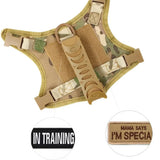 Cat Tactical Harness Vest with Leash & 2 Stickers