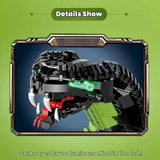 2025 Mechanical Snake Building Blocks Sets 689Pcs STEM Technological Cobra Animals Model Bricks Toys for Kids Childrens Toys MOC
