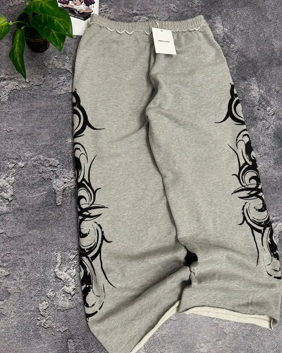 Retro Striped Loose Sweatpants