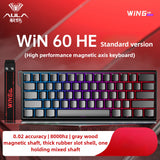 Aula Win60He Magnetic Switch Keyboard Wired Win 60 HE Mechanical Keyboard Esports Gamer Win68 Keyboards Custom Win60 He Gifts