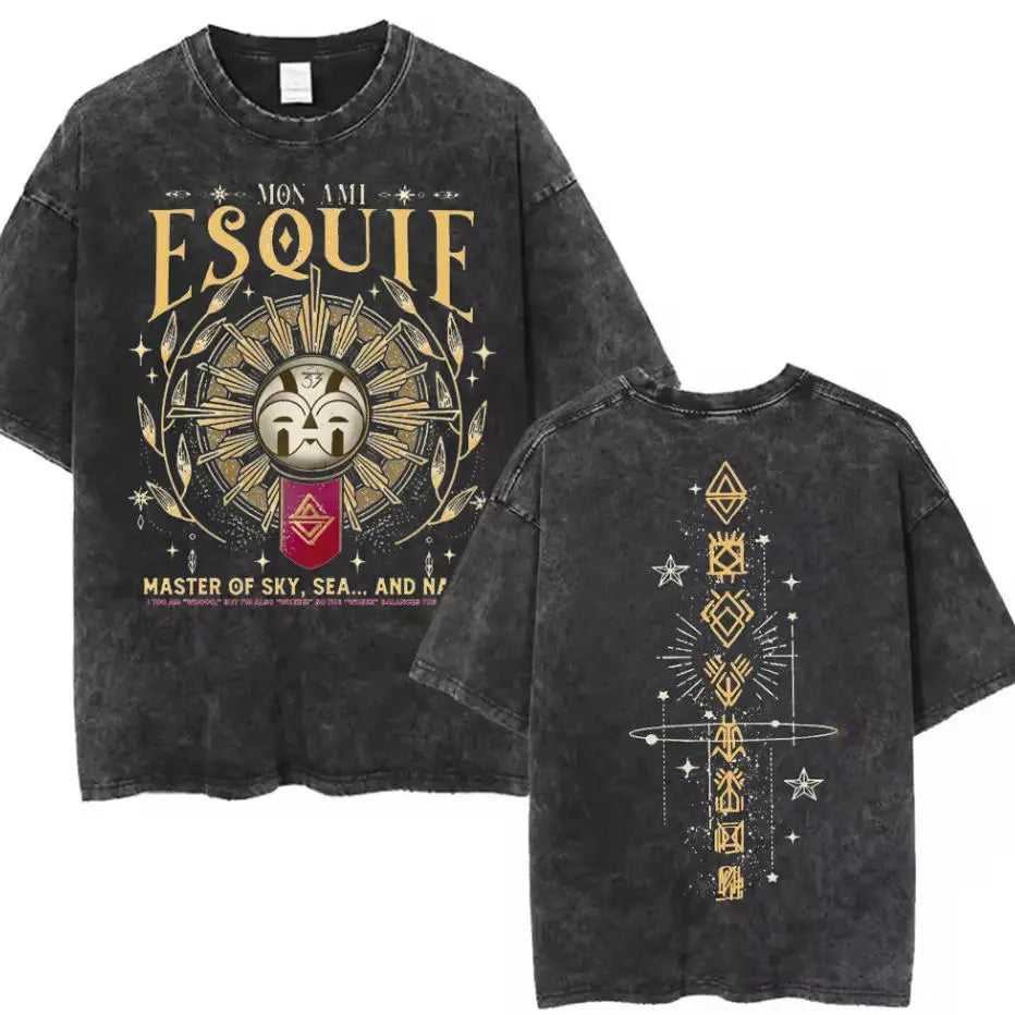 Clair Obscur Expedition 33 Washed Cotton T-Shirt