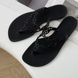 Women's Bow Flip-Flops – Flat Summer Sandals