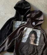 Men's Dollar Print Zip-Up Hoodie