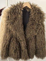 Plush Faux Fur Winter Coat