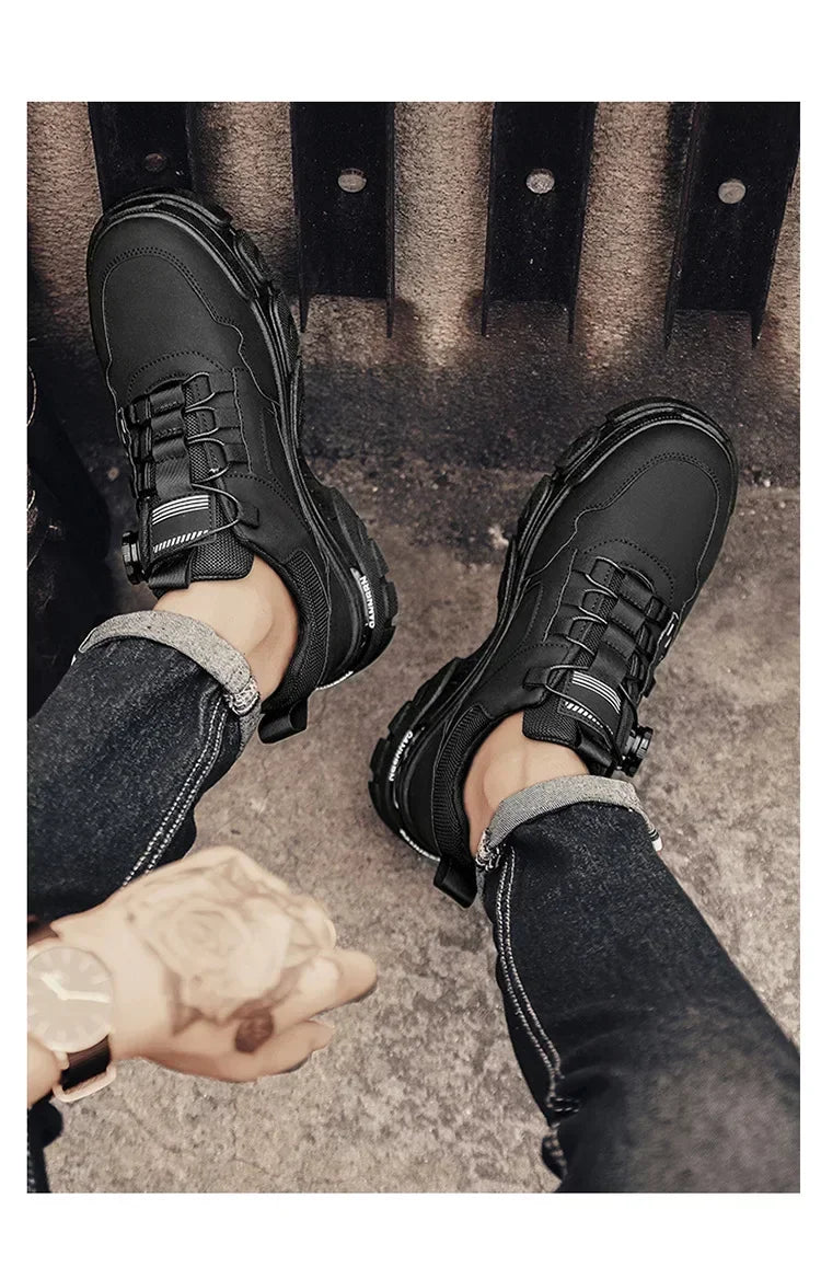 Men’s Autumn Leather Casual Sneakers