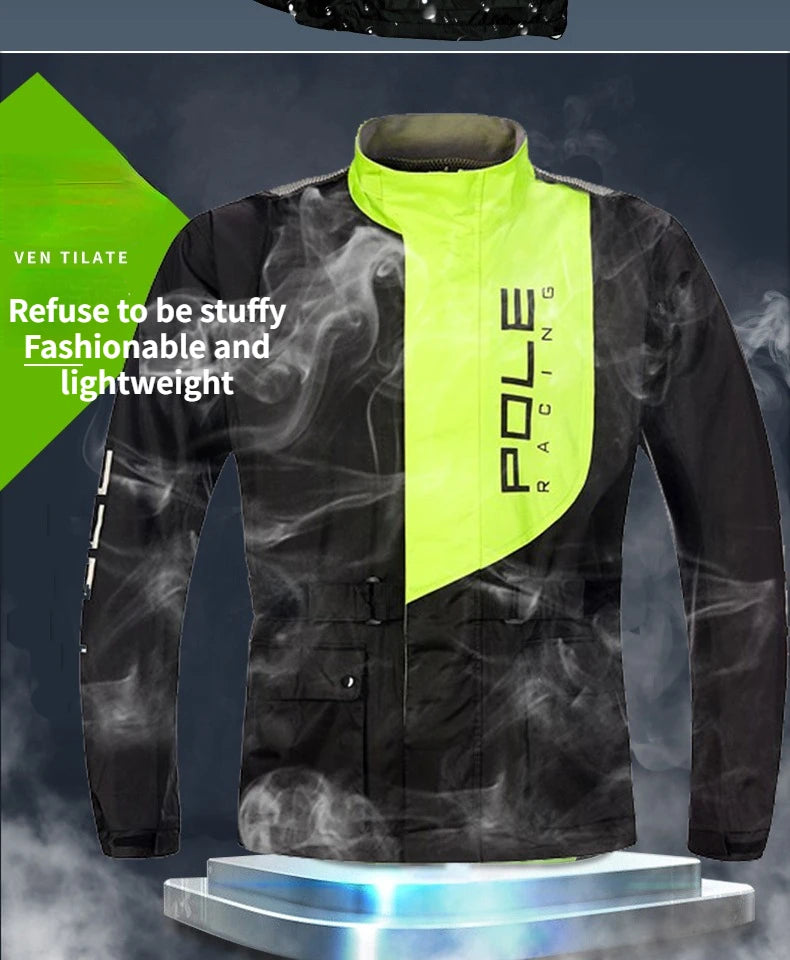 POLE All-Weather Riding Raincoat Set for Men & Women