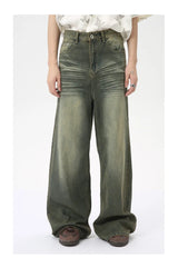 Men's Loose Straight-Leg Denim Jeans & Shorts