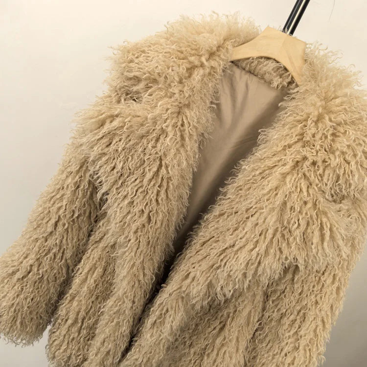 Plush Faux Fur Winter Coat