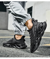 Men's Breathable Mesh Lace-Up Sneakers