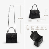 Bafelli Genuine Leather Structured Shoulder Bag
