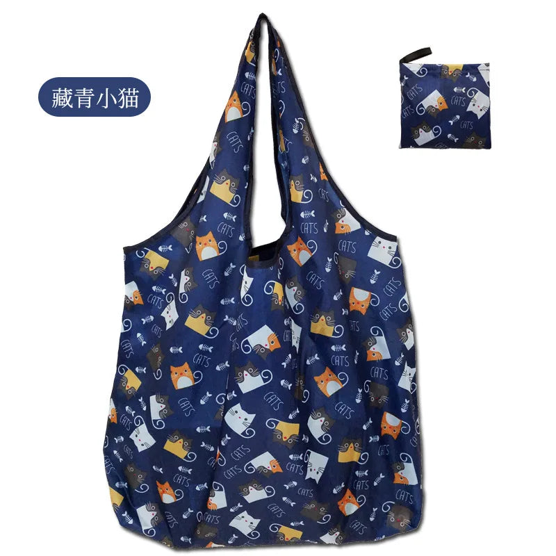 Foldable Reusable Shopping Bag – Eco-Friendly Tote