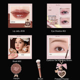 Flower Know Little Angel Collection Makeup Gift Box Eyeshadow Blush Cream Matte Lipstick Highlighter Full Kit All In One