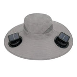 Solar-Powered Cooling Bucket Hat | UPF 50+ Wide Brim