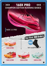 Xtep 160X 3.0 Pro Men Running Shoes Carbon Plate Professional Marathon PB Rebound Cushioning Sports Sneakers Male 978119110115