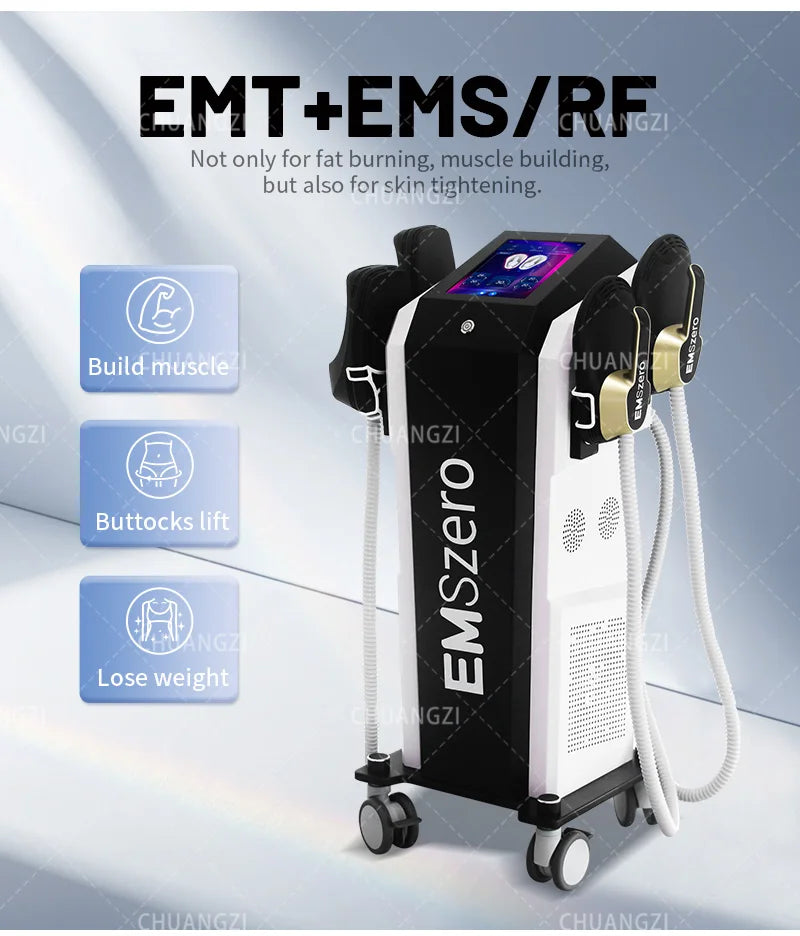 EMSzero HIEMT RF High Intensity Vibration Pulse Electronic Body Shaping Massage Muscle Massage
