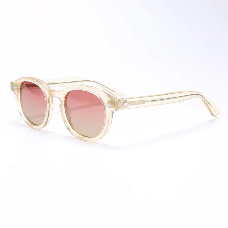 Johnny Depp Polarized Sunglasses Men Women Luxury Brand Sun Glasses Vintage Acetate Frame Driver Shade