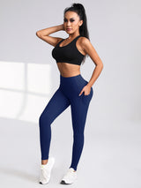 Women's High-Waist Stretch Leggings with Pockets