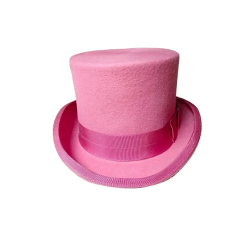 Men's Classic Wool Top Hat | Gentleman Magician Style