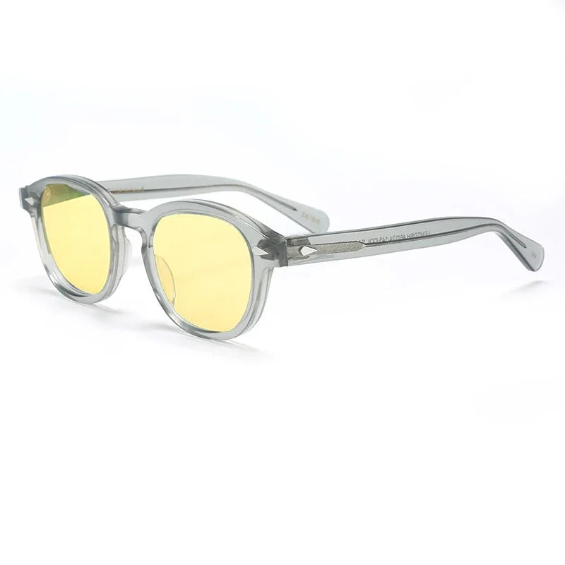 Johnny Depp Polarized Sunglasses Men Women Luxury Brand Sun Glasses Vintage Acetate Frame Driver Shade
