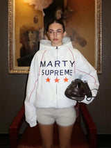 Women's Lightweight Hooded Jacket with Star Graphic