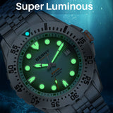 BERNY 20ATM Automatic Diver Watch for Men MIYOTA 8215 Top Accuracy 316L Steel Supper Luminous Sapphire AR Men's Diving Watches