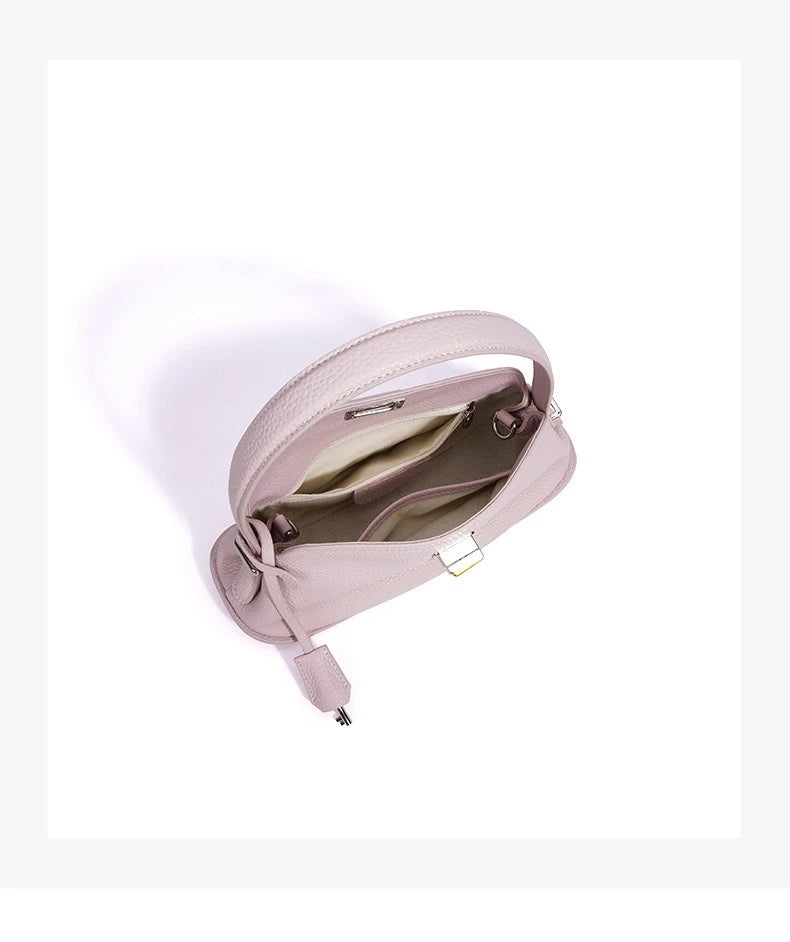 MOTINGSOME Spring Satchel Bag Luxury Designer Woman Genuine Leather Saddle Purse Shoulder Handbag 2026 New in Mini Tote
