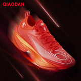QIAODAN Feiying Plaid 2.0 Men Marathons Running Shoes Professional Carbon Plate Sport Shoes Rebound Racing Sneakers QDB023252290