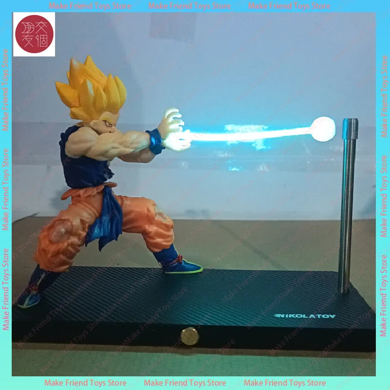 Rechargeable Dragon Ball Gogeta Lamp Gogeta Ligh Son Goku Light Lamp Magnet Light Model Kakarotto Kamehameha Wave Vegetmagnetic 