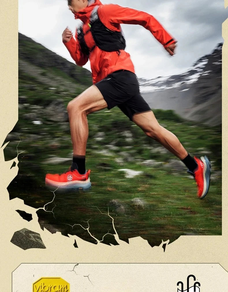 QIAODAN ShanShen 2.0 Carbon Plate Trail Running Shoes for Men 2025 Outdoor Hiking Shock-absorbing Non-slip Sneaker QDB023244277