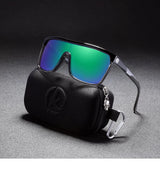 KDEAM One-piece Shape Men Sunglasses Polarized Elastic Paint Surface Sun Glasses Women Suitable Long-lasting Goggles Cat.3