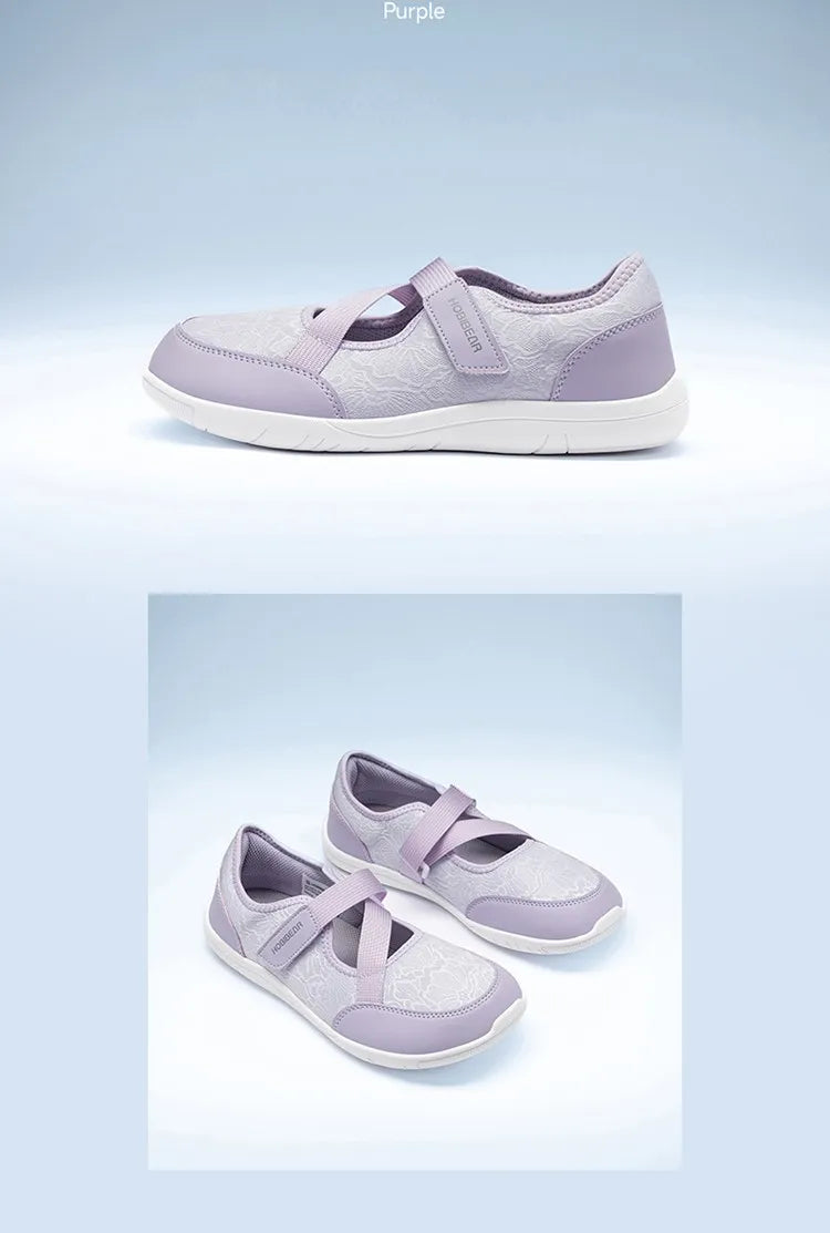 HOBIBEAR Wide-Toe Mary Jane Flats | Barefoot Ballet Shoes