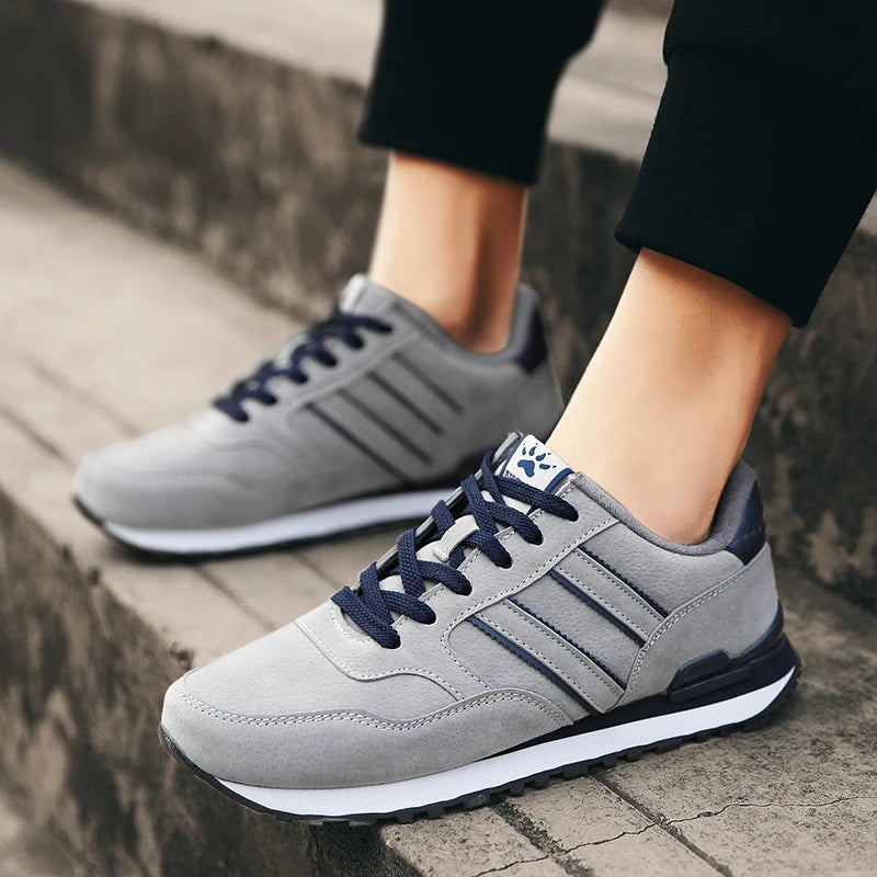 Men's Corduroy Lace-Up Casual Sneakers