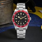 Watchdives WD7922 BB54 Watch VH31 Sweep Second Movement Sapphire Crystal 20bar Waterproof C3 Luminous 37mm Vintage Watches