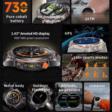 2025 New GUHUAVMI IOS Ultra GPS Smart Watch 10ATM Waterproof Built-in Dual-band GNSS Compass Military Sports Men SWIM Bracelet