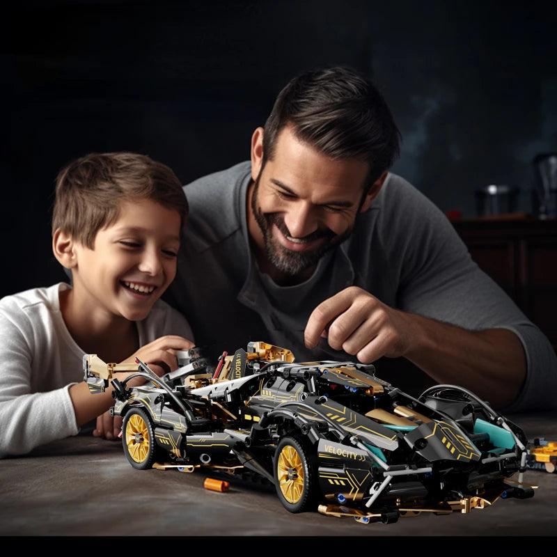 V12 Block Roadster RC Racer 1:14 DIY Building Kit