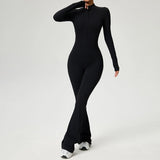 High-Performance Long Sleeve Yoga Jumpsuit