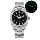 Watchdives WD0003C ice Crack Dial 38mm Men Watch VH31 Sweep Seconds Quartz Movement Sapphire Luminous 10Bar Waterproof Watches