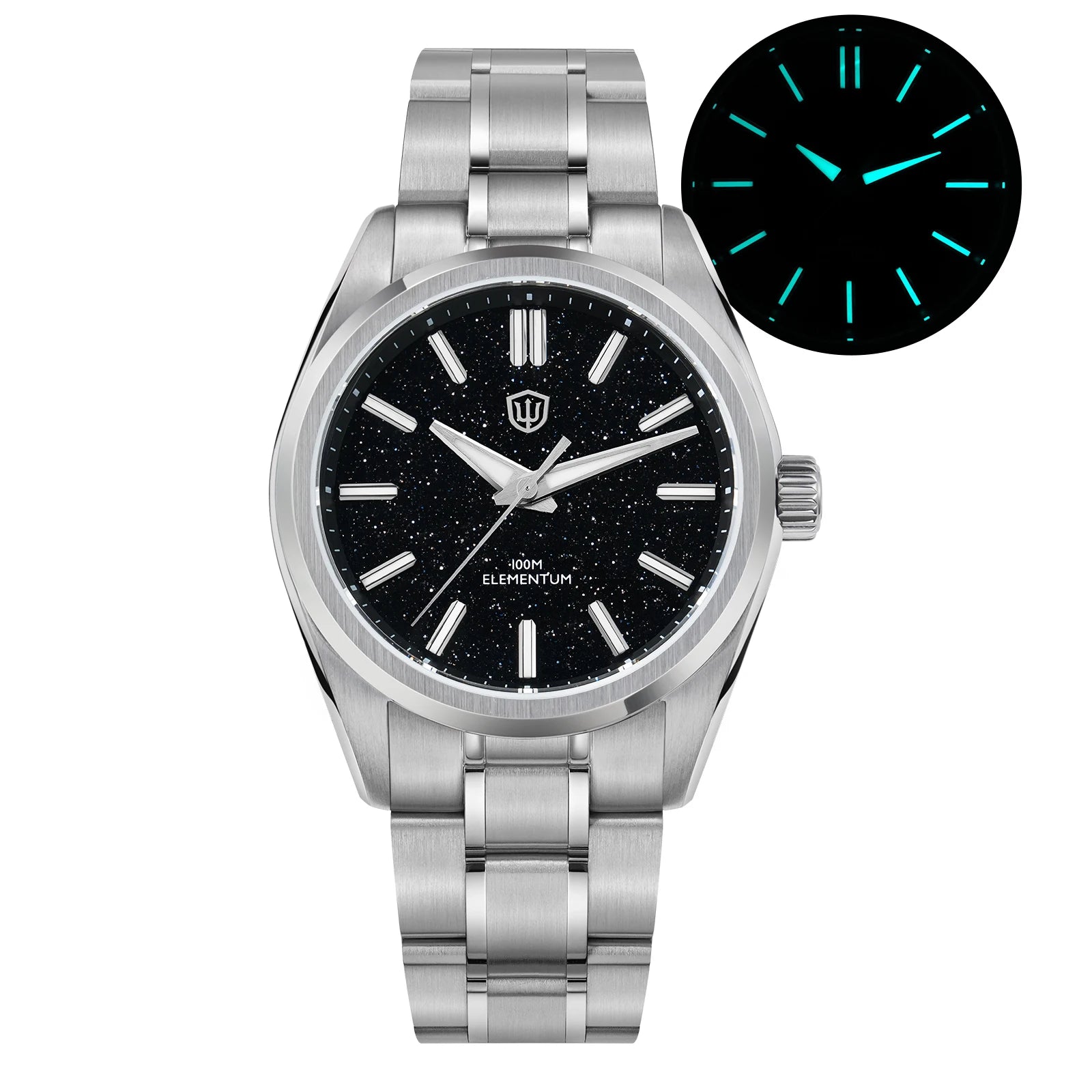 Watchdives WD0003C ice Crack Dial 38mm Men Watch VH31 Sweep Seconds Quartz Movement Sapphire Luminous 10Bar Waterproof Watches
