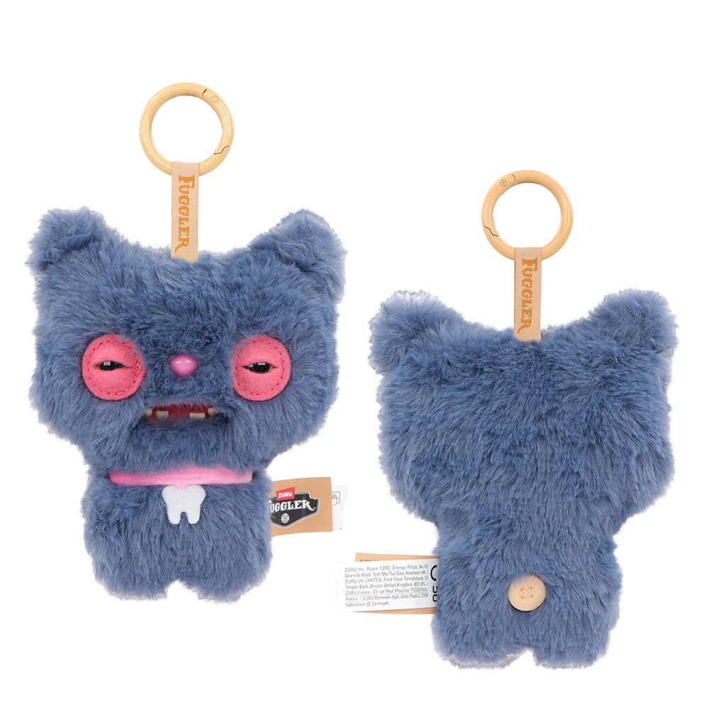 Original Fuggler Keychain Plush Toys Fugglers Fugg Alley Cat Pandents Stuffed Animal Fugg UNGGETS Keyrings Plushies Dolls Gifts