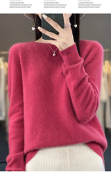 Women's Merino Wool Crew Neck Sweater