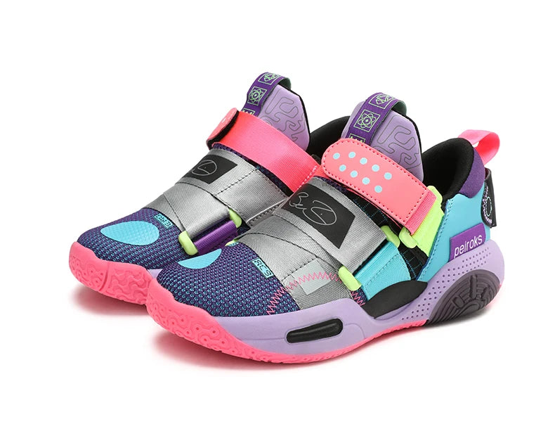 Kids' Pro-Grip Athletic Basketball Shoes