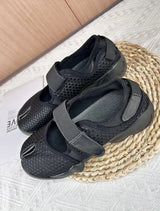 Women's Split-Toe Mary Jane Flats | Genuine Leather