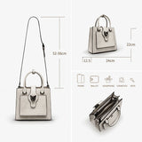 BAFELLI Women's Genuine Leather Business Tote Bag