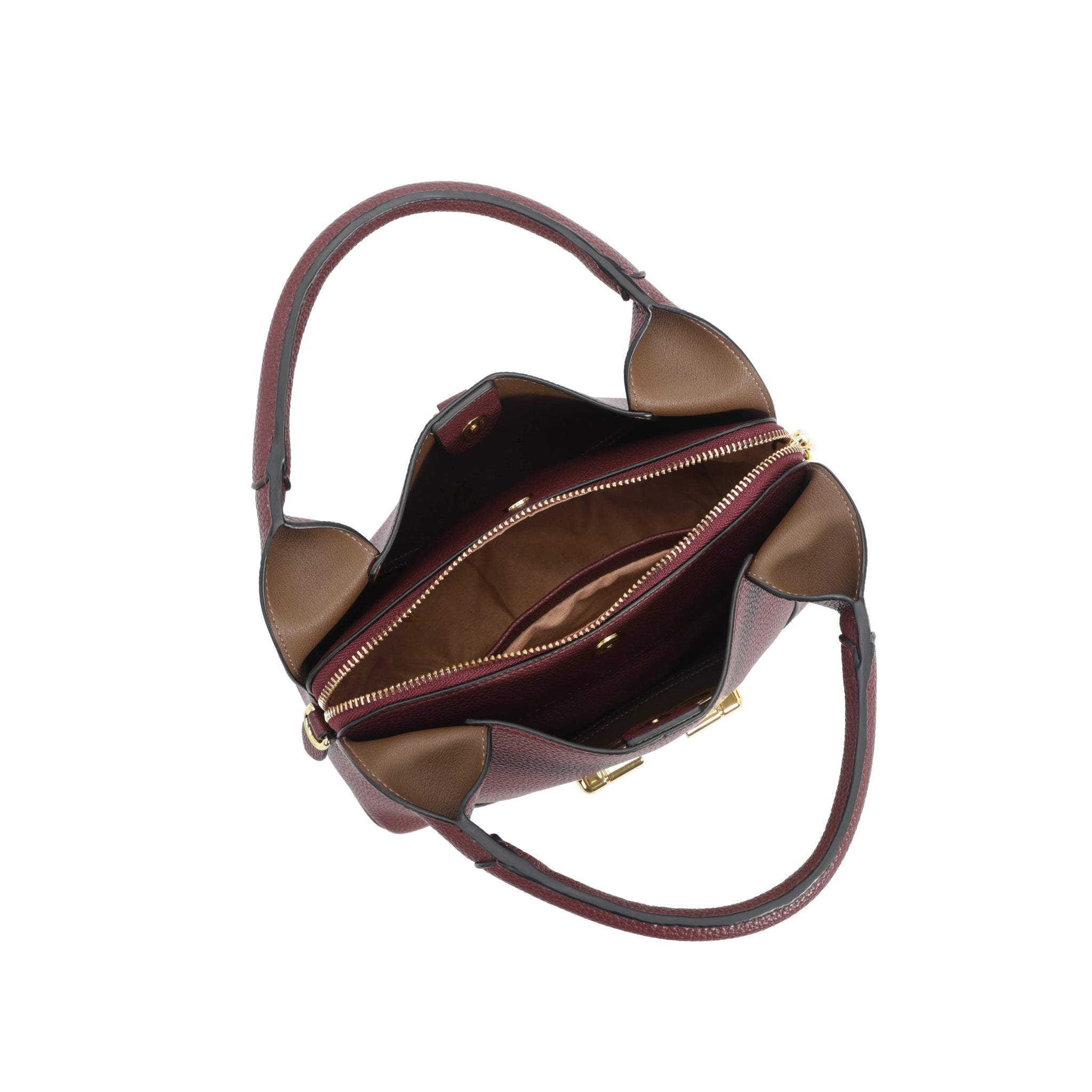 Ladies' handbag, large-capacity multi-functional crossbody bag, PU leather, and durable, commuting single-shoulder c